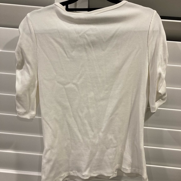 FOREVER NEW RUCHED HALF SLEEVE TOP BNWT - Picture 5 of 5